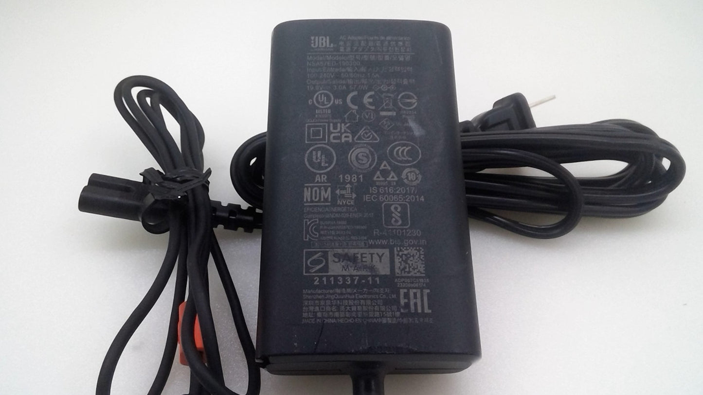 OEM JBL Power Adapter w/ Cord NSA57ED-190300 19V 3A 57W Harmon Xtreme 2 Boombox
