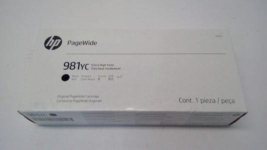 NEW Genuine HP 981YC PageWide Extra High Yield Black Ink Cartridge L0R20YC