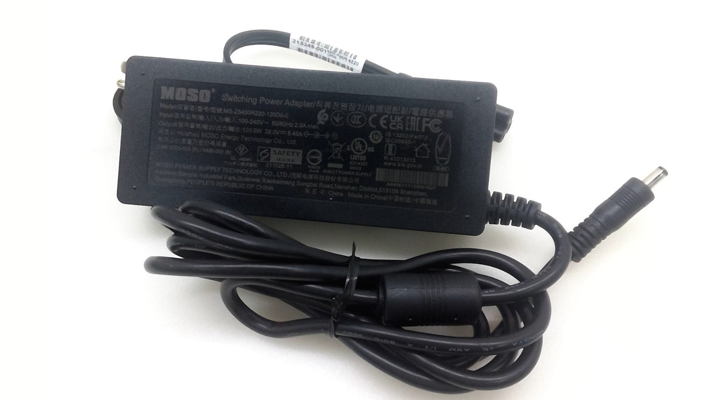 Genuine Moso MS-Z5450R220-120D0-E 22V 5.45A Switching Power Supply Charger
