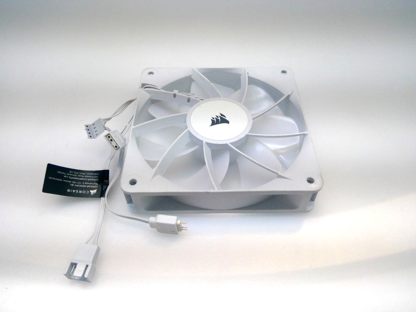CORSAIR RS120 ARGB 120mm PWM Fan 12V 0.4A ‎RWF0113 White