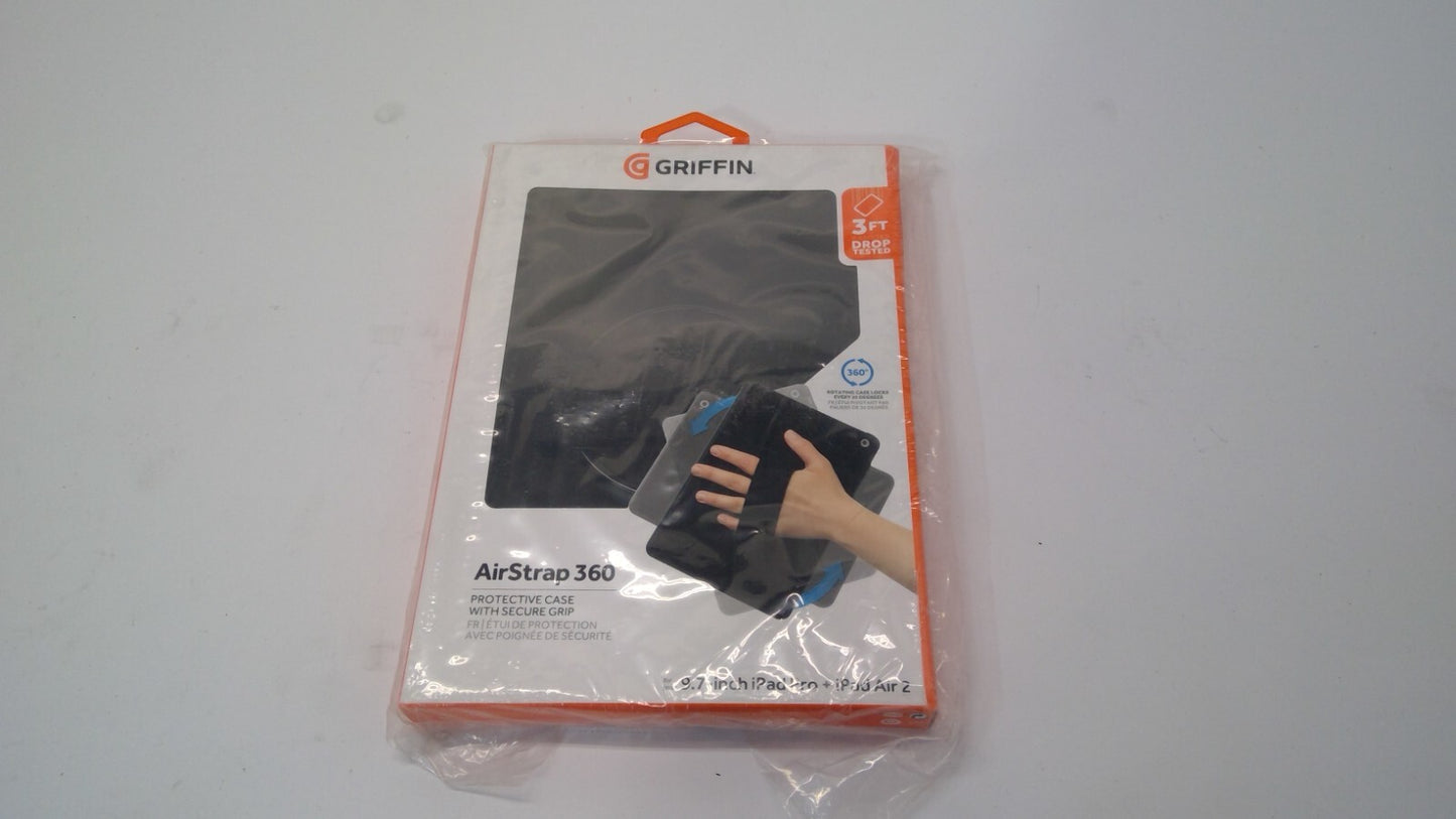 (NEW) Griffin AirStrap 360 Case for 9.7 Inch iPad Pro/iPad Air-2
