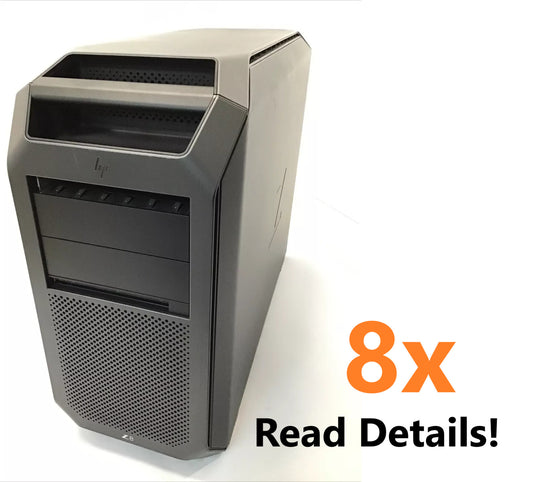 Lot of 8 - HP Z8 G4 Workstation Desktop - No CPU RAM GPU HS HDD Barebone= Pallet