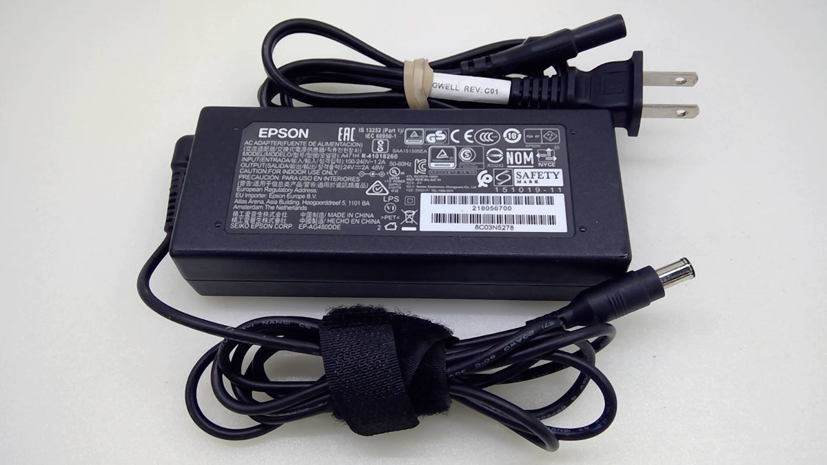 Genuine Epson A471H Scanner AC Adapter 24V 2A 48W Power Supply 218056700