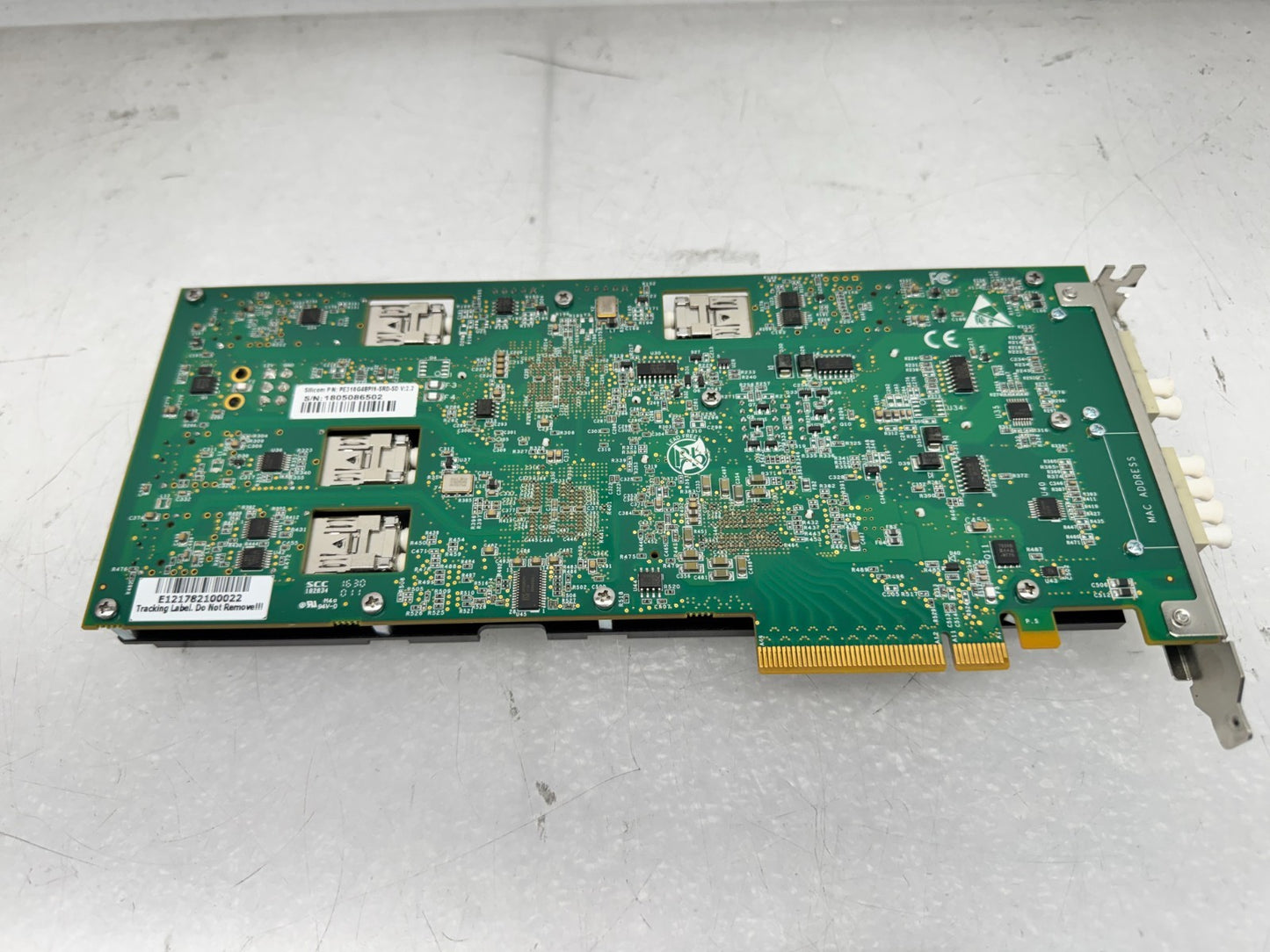 Silicom PE310G4BPI9-SR-SD-G 4-Port Fiber SR 10GbE PCIe