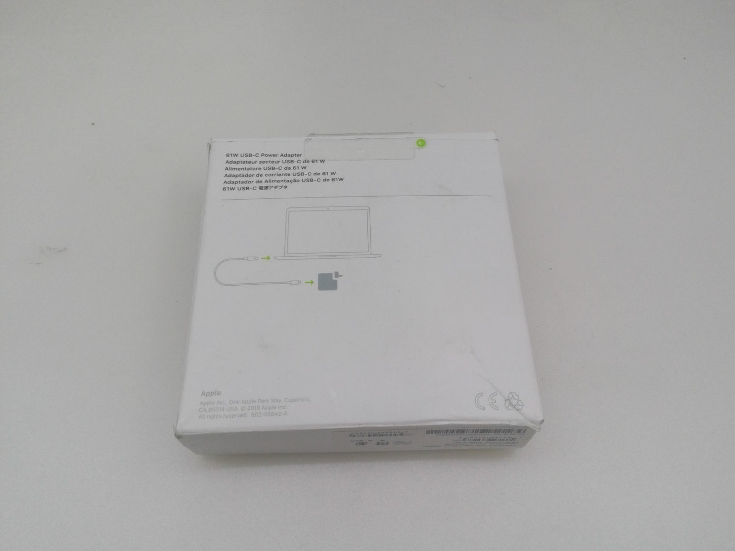OEM Apple A1947 61W USB-C Power Adapter Wall Charger for MacBook Pro Open box