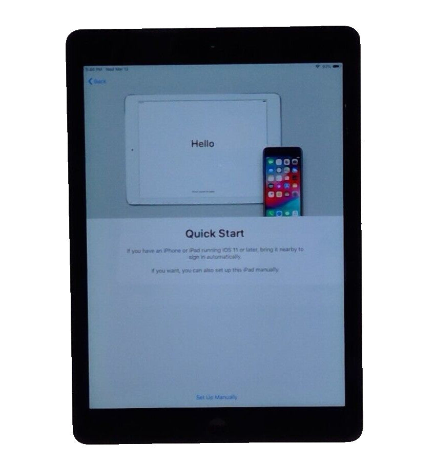 Apple iPad Air 1st Gen 9.7" 16GB A1474 MD785LL/A  Wi-Fi Space Gray B0 Good