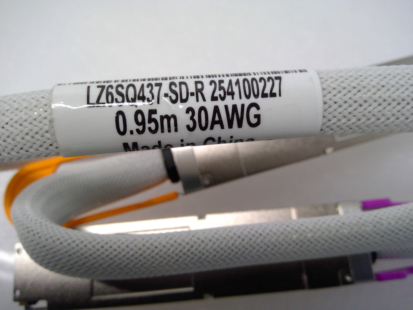 Luxshare 800G OSFP to OSFP DAC Cable 0.95m 30AWG LZ6SQ437-SD-R Nvidia Comp