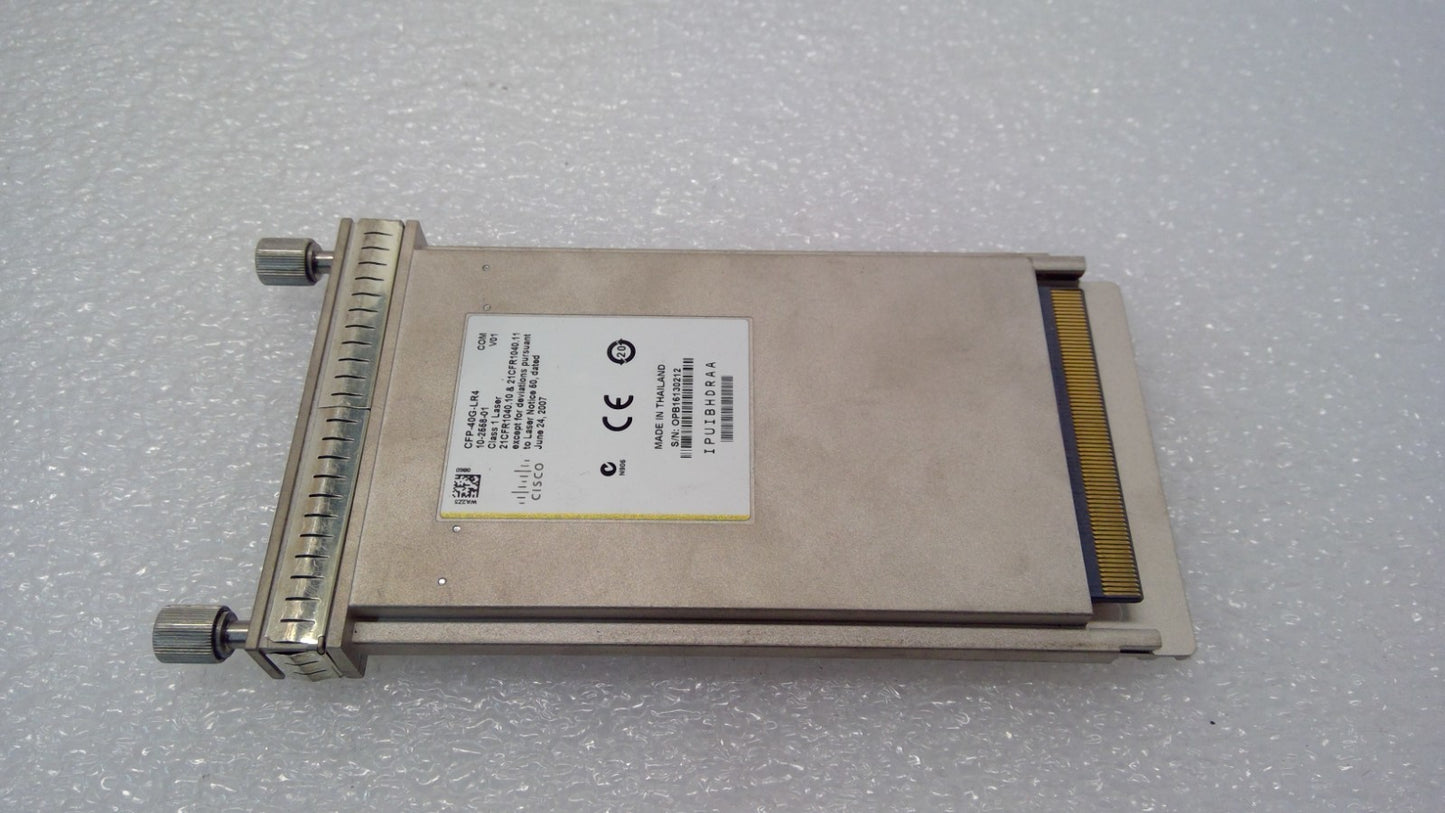 Cisco CFP-40G-LR4 40GBASE-LR4 10-2558-01 and OTU3 C4S1-2D1 CFP Module for SMF