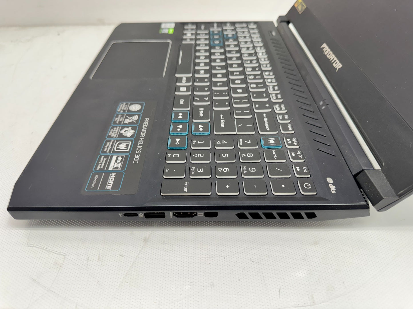 ACER Predator PH315-53 i7-10750H@2.60GHz 32GB 512GB RTX 3060 Win 11 NoAC