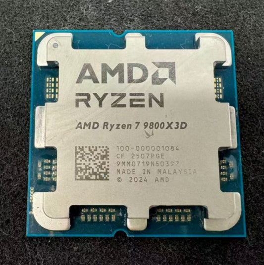 AMD Ryzen 7 9800X3D Desktop Processor 4.7 GHz, 8-Core, 16-Thread AM5 Tested