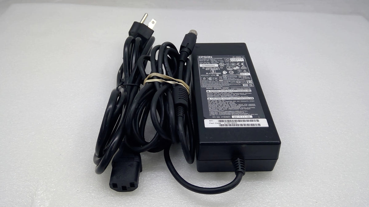 Genuine Epson M248A 58W 42V 1.38A 4-Pin AC Adapter TM-C3500 GP-C831