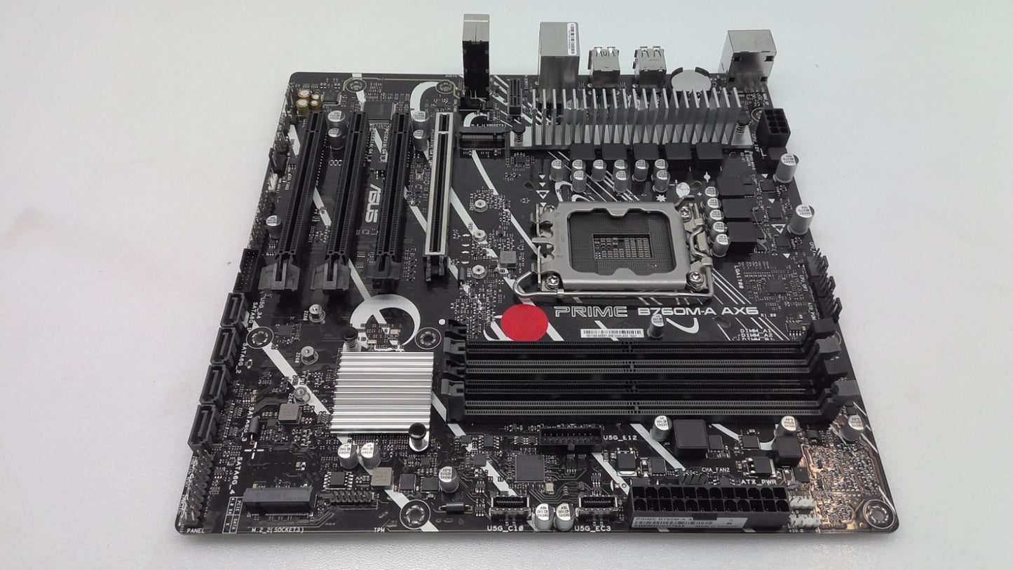 Lot of 3 *For Parts* ASUS Prime B760M-A AX6 LGA1700 Motherboard