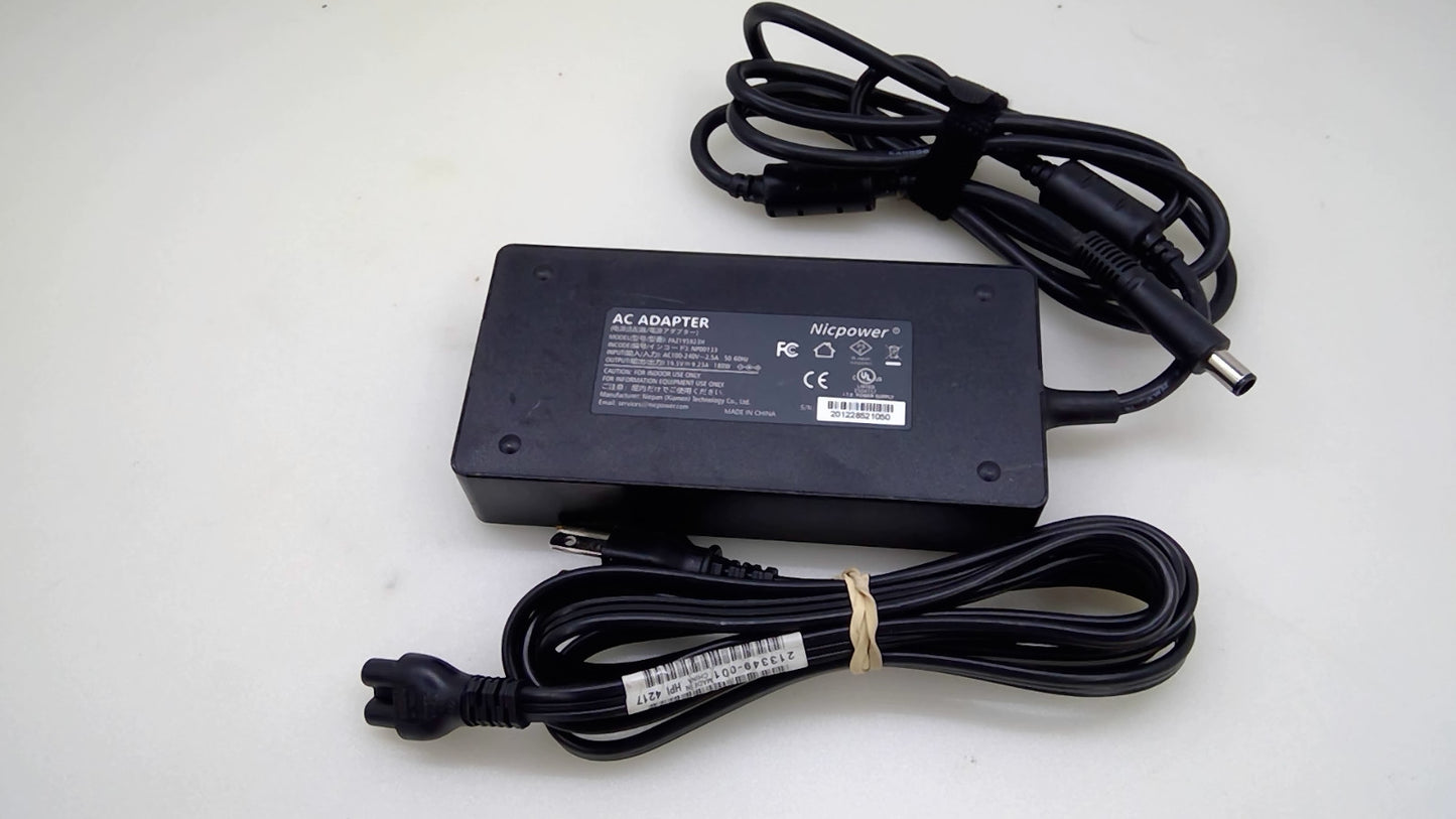 Nicpower PAZ195923H NP00133 180W 19.5V 9.23A AC/DC Laptop Power Adapter