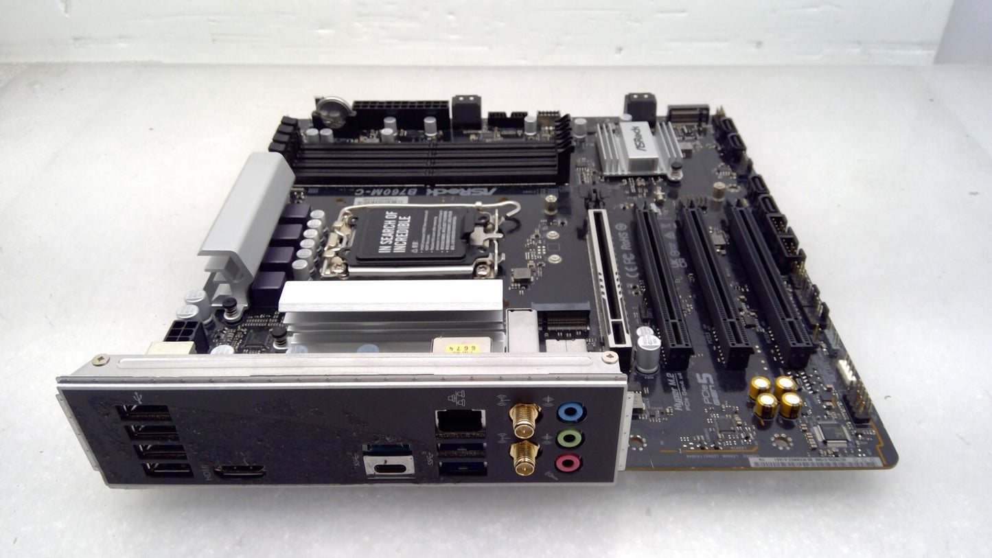 [Openbox] ASRock B760M-C Motherboard Intel Socket LGA1700 DDR5 Micro ATX WIFI
