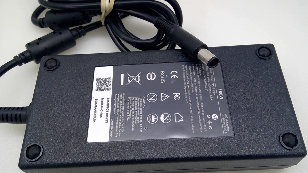 FOR DELL Alienware 180W AC Adapter 19.5V 9.23A 7.4mm Center Pin SK90B195923
