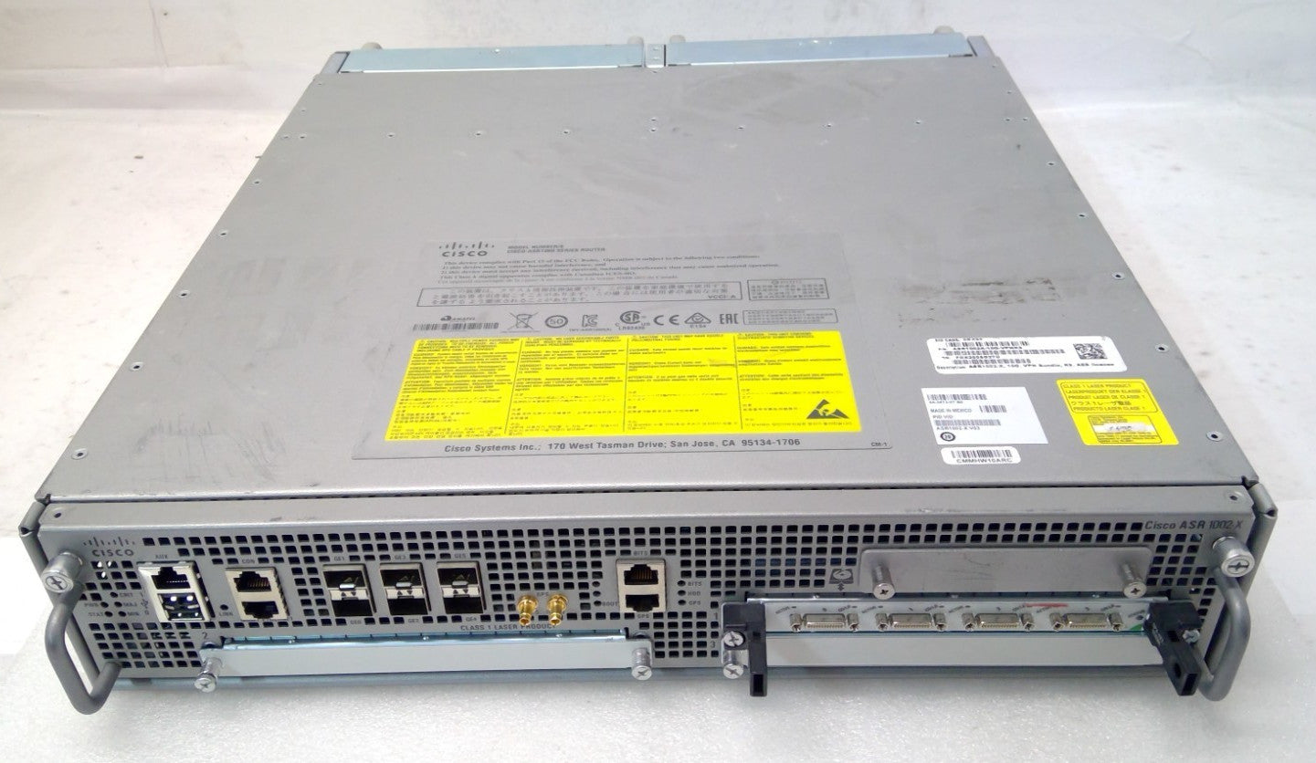 Cisco ASR1000 Aggregation Services Router ASR1002-X W/SPA-4XT-SERIAL