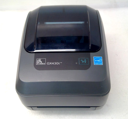 Zebra GX430T Thermal Label Printer Adjustable black line sensor *NO CUTTER*
