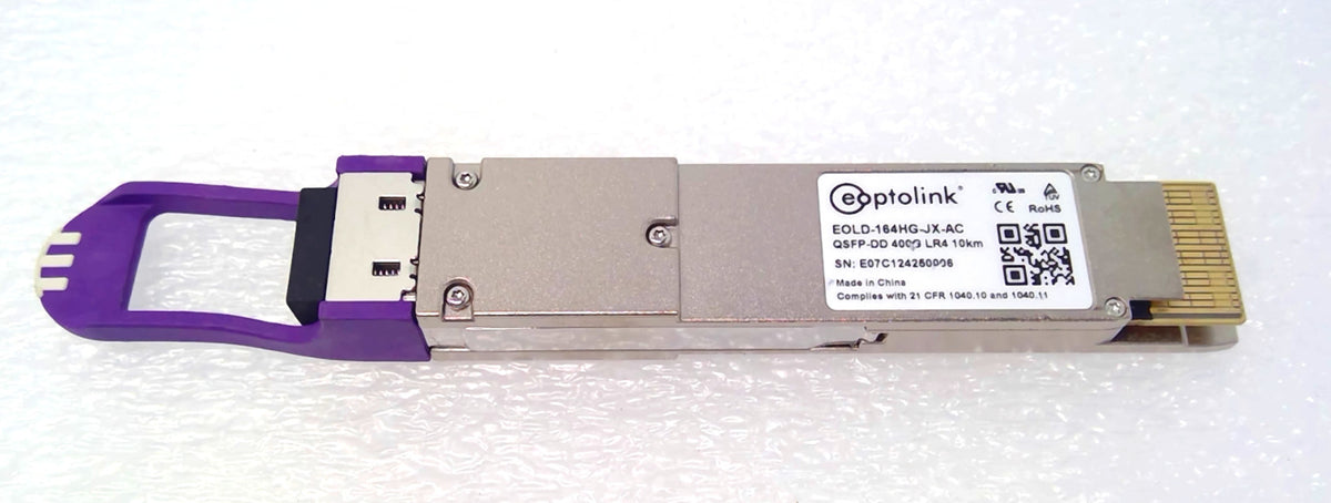 EOPTOLINK EOLD-164HG-JX-AC QSFP-DD 400G LR4 10km SMF Transceiver Module