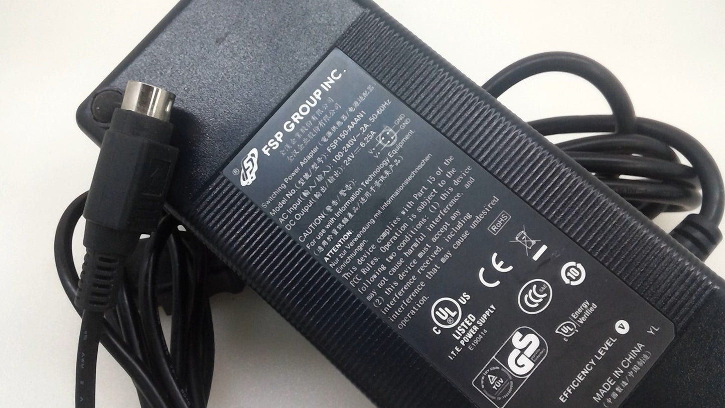 Original FSP Power Supply AC/DC Adapter FSP150-AAAN1 24V 6.25A V+ to GND 4-PIN
