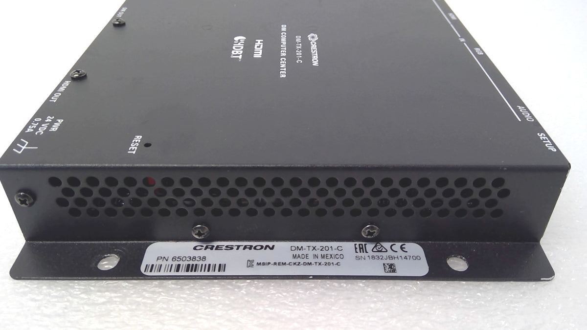 Crestron DM-TX-201-C HDMI HDBT DigitalMedia 8G Fiber Transmitter 6503838