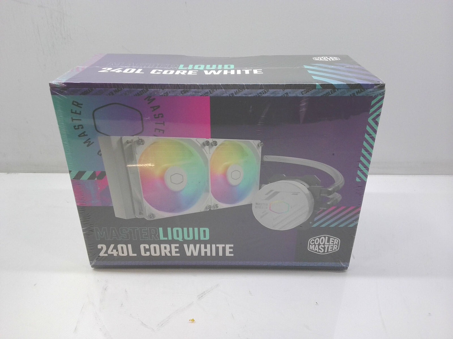 NEW Cooler Master MasterLiquid 240L Core White 240mm AIO CPU Cooler Intel/AMD