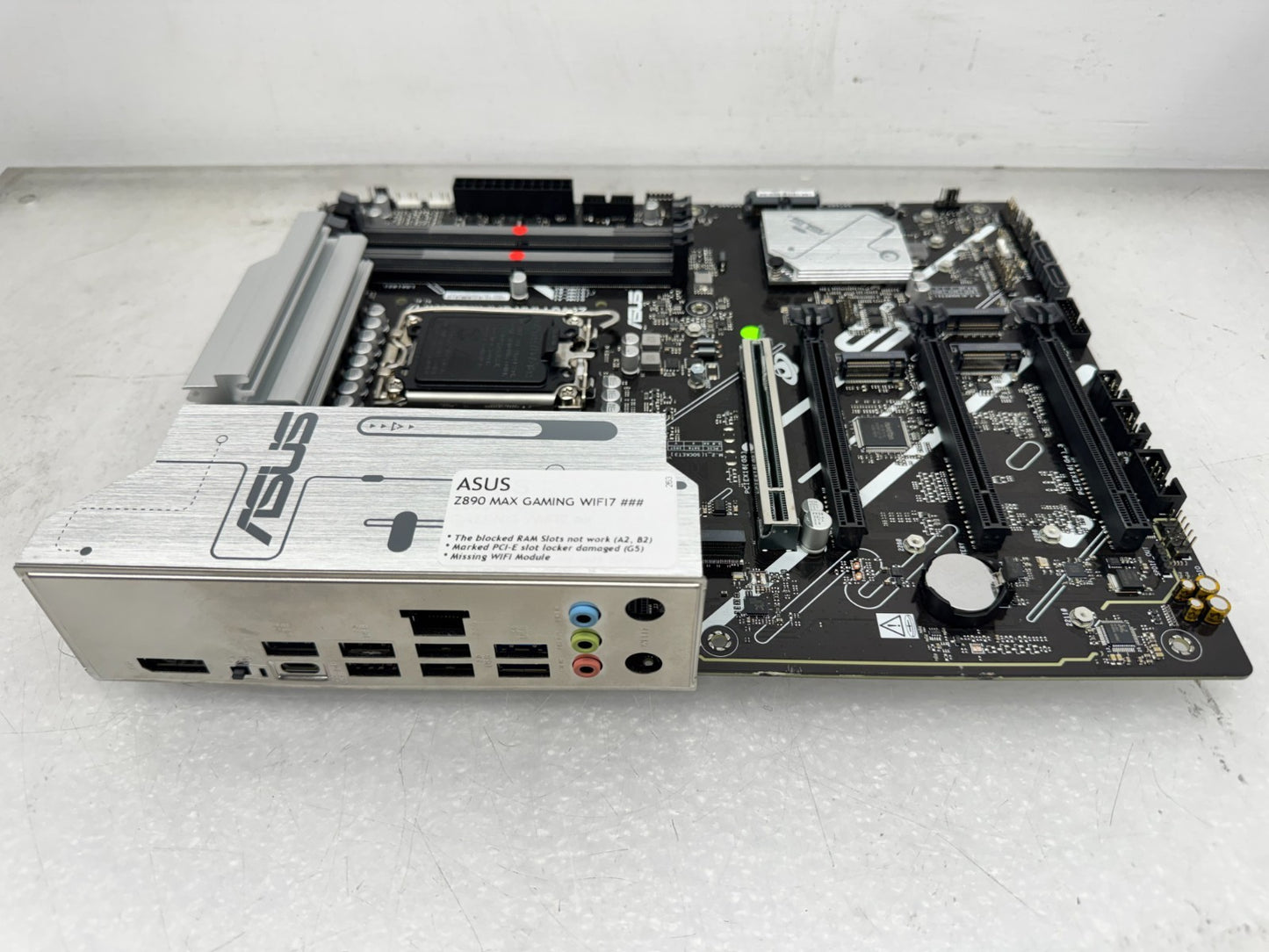 Asus Z890 MAX Gaming WIFI7 Desktop Motherboard Socket LGA-1851 - ATX **Read**