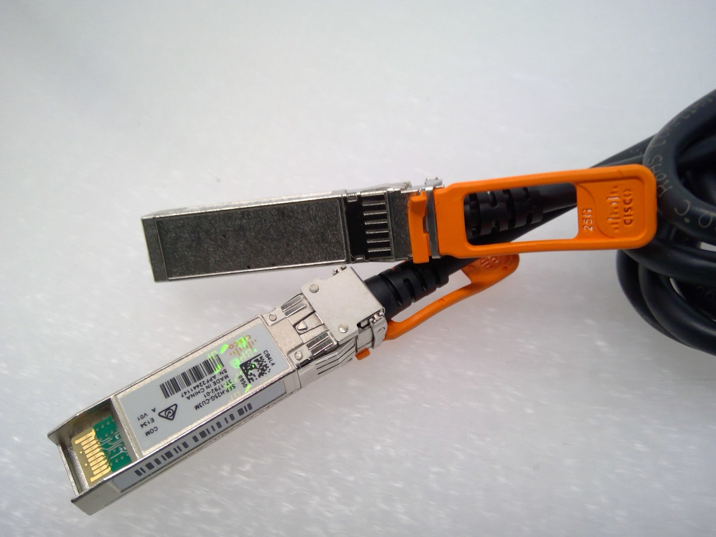 LOT OF2 Cisco SFP-H25G-CU3M SFP28 37-1792-01 DAC Passive 3M Twinax Cable 25GBASE