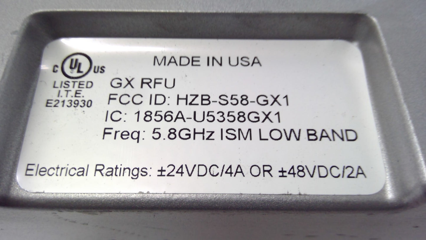 Proxim 5.8GHz ISM High Band GX RFU Amplifier HZB-S58-GX1 301-52000-H