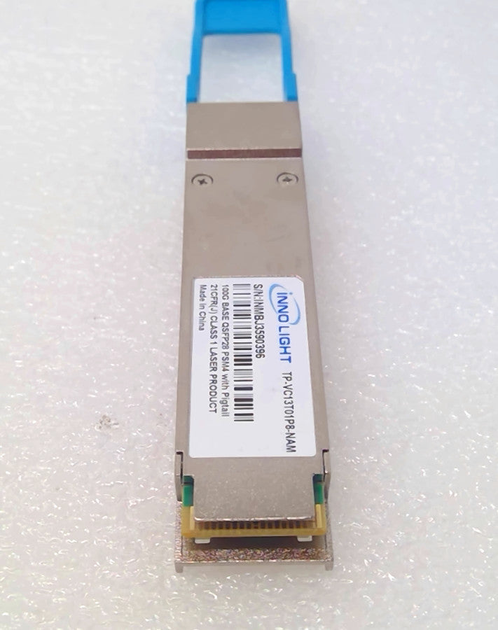 InnoLight 100G QSFP28 PSM4 2km Transceiver TP-VC13T01P8-NAM w/ Pigtail