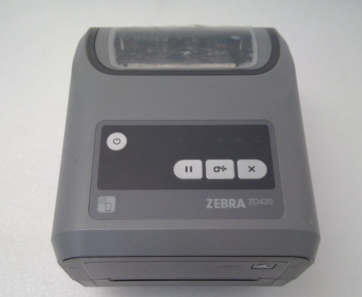 Zebra ZD420 Thermal Transfer Direct Label Printer ZD42042-C01M00EZ -NO AC