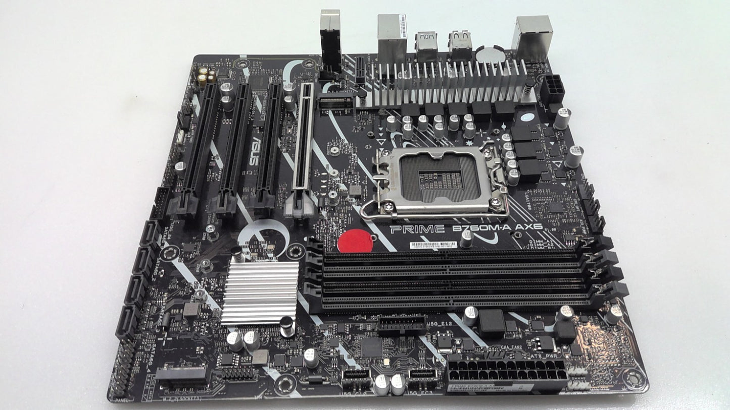 Lot of 3 *For Parts* 2x ASUS prime B760M-A AX6 & ASRock B760M-C Not work No WIFI