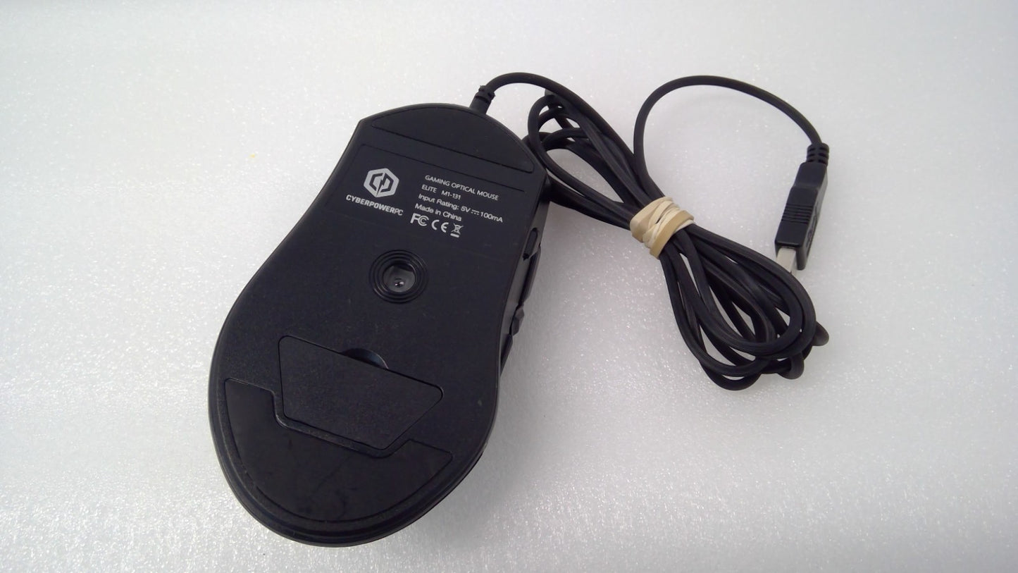 CyberPowerPC Elite M1-131 Wired USB Optical Gaming Mouse 8200 DPI Black