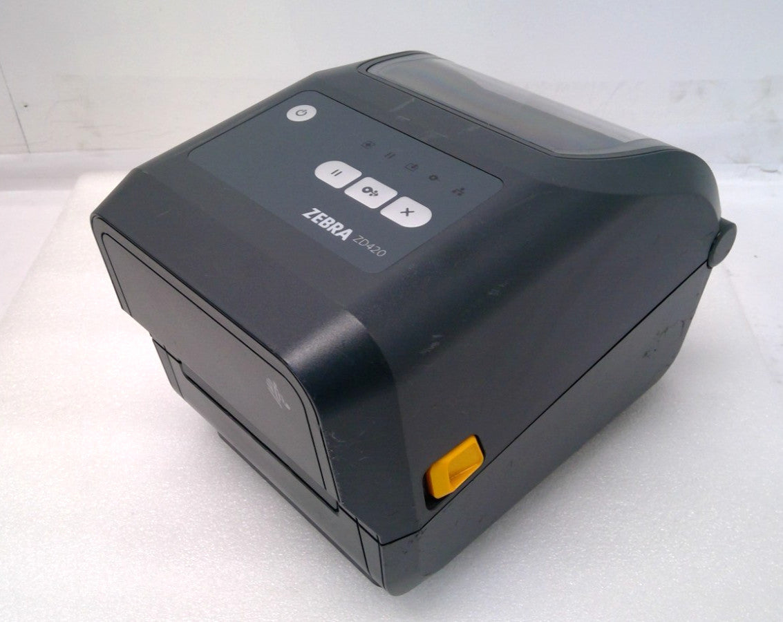 Zebra ZD420 thermal transfer desktop label printer ZD42042-T01000EZ *Read*