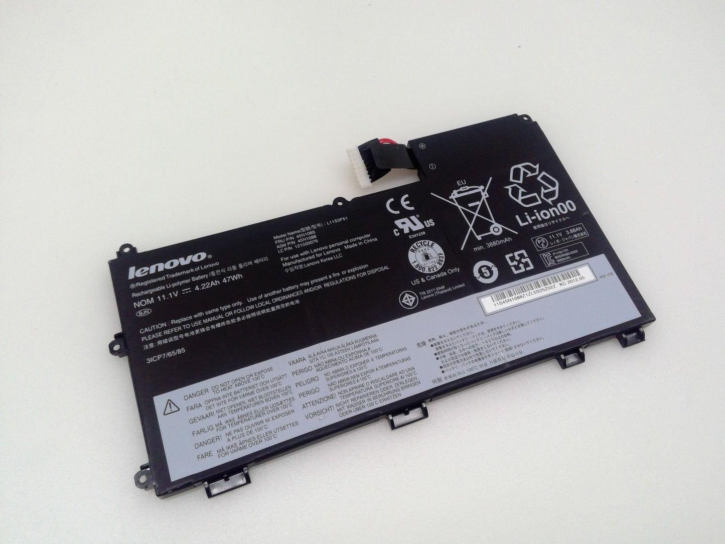 OEM Battery For Lenovo ThinkPad T430U 45N1090 45N1089 45N1091 L11N3P51 L11S3P51