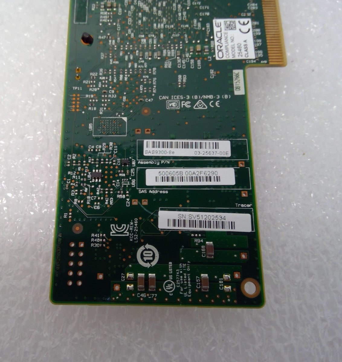 Oracle LSI SAS 9300-8e 8-Port 12Gb/s PCIe SAS Host Bus Adapte 7085208