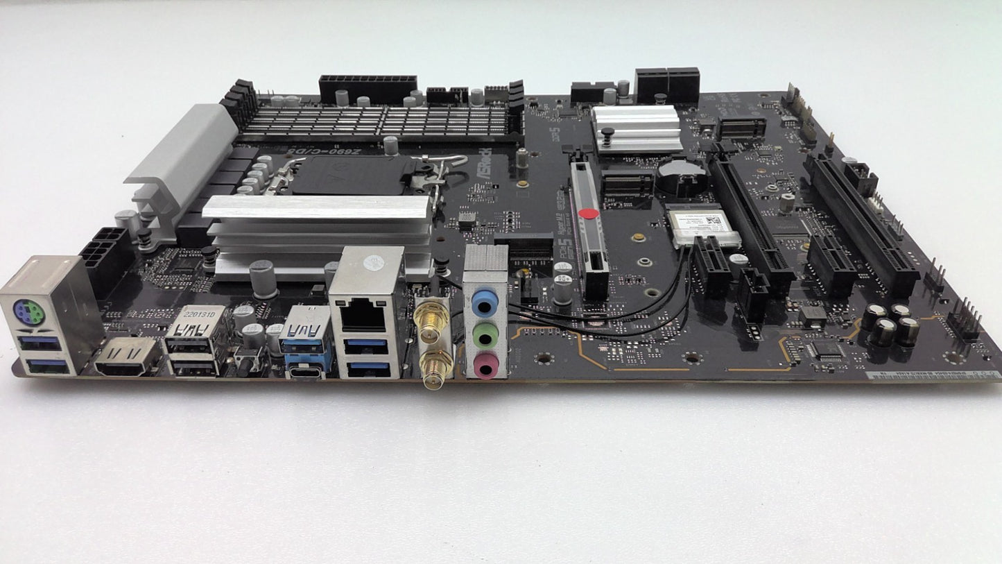 ASRock Z690-C/D5 ATX Motherboard Intel Socket LGA1700 DDR5 *Read*