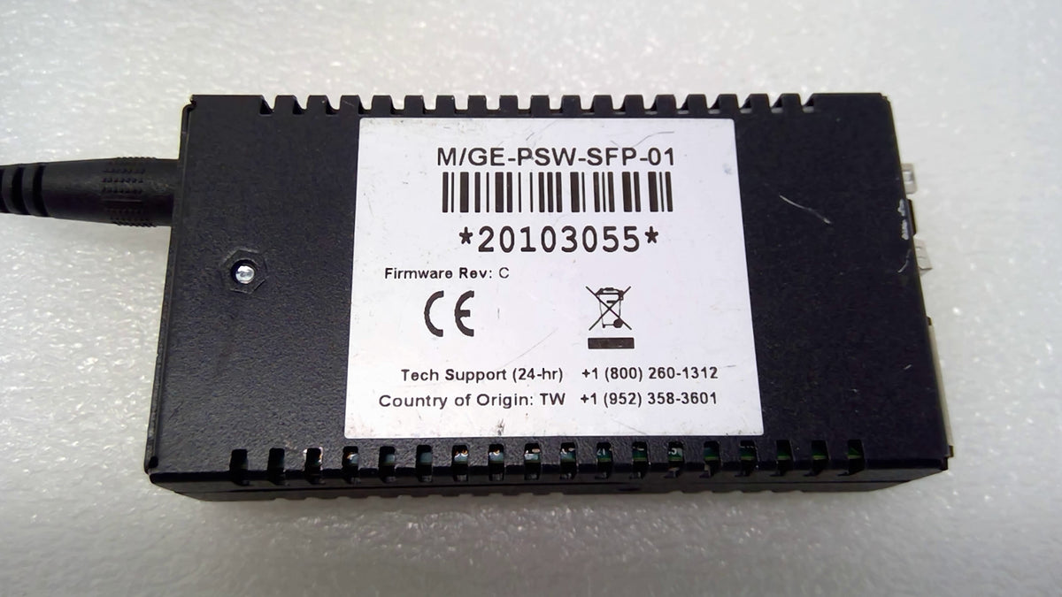 Transition M/GE-PSW-SFP-01 Mini Gigabit Media Converter RJ45 to SFP w/charger