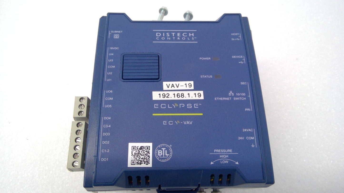 Distech Controls Eclypse ECY-VAV (IMP) Controller CDIY-VAXXX-IMP-00