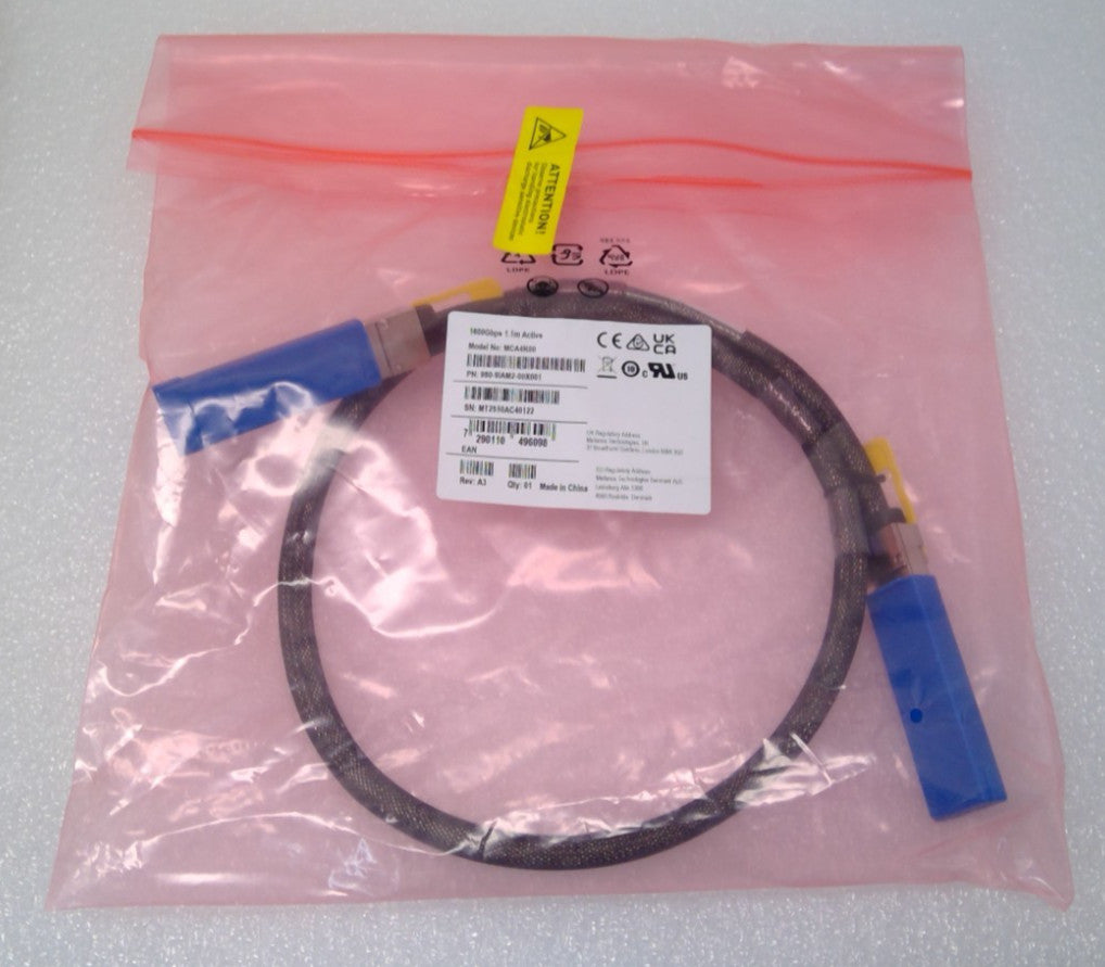 Open Box NVIDIA MCA4K00 1600Gbps OSFP 1.1M Active Copper Cable 980-9IAM2-00X001