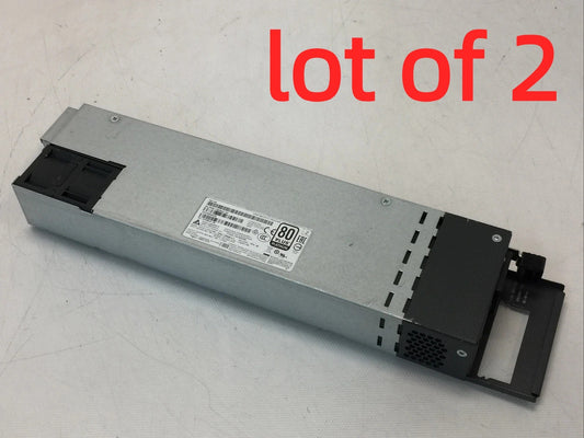 Lot of 2 Cisco Meraki MS390 1100W AC Power Supply MA-PWR-1100WAC 80Plus Platinum