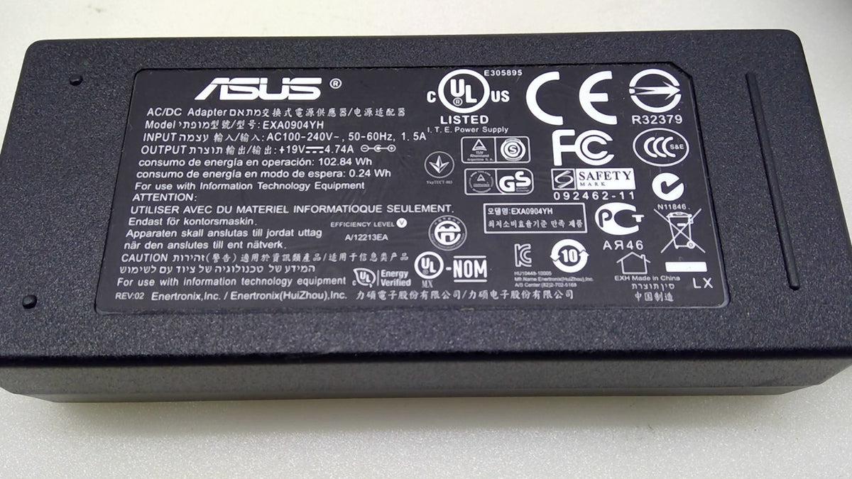 Genuine ASUS EXA0904YH 90W AC Adapter 19V 4.74A 5.5x2.5mm Charger