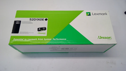 Genuine Lexmark 52D1X0E Black Extra High-Yield Toner Cartridge