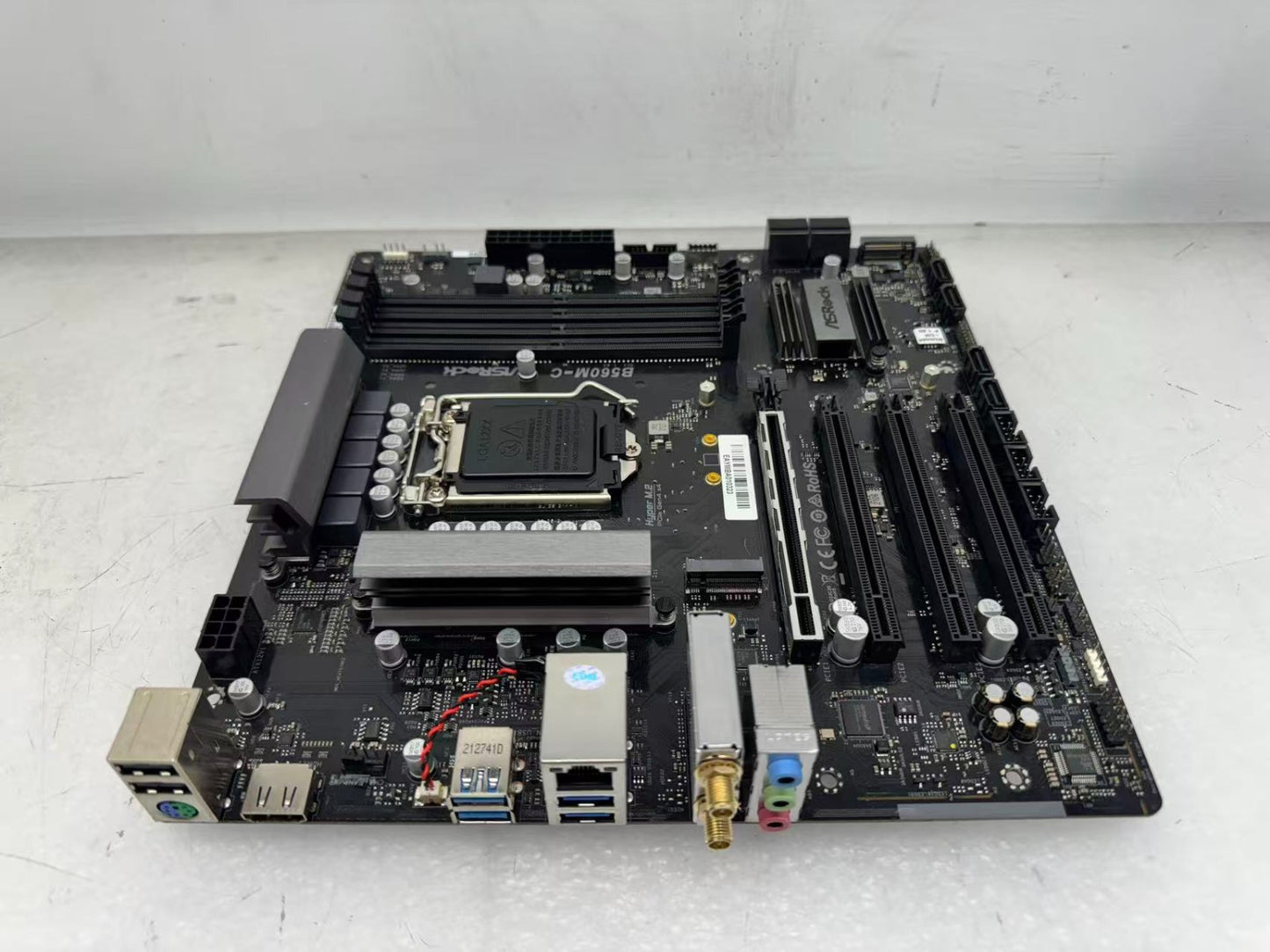 ASRock B560M-C Motherboard DDR4 LGA1200 WiFi Card