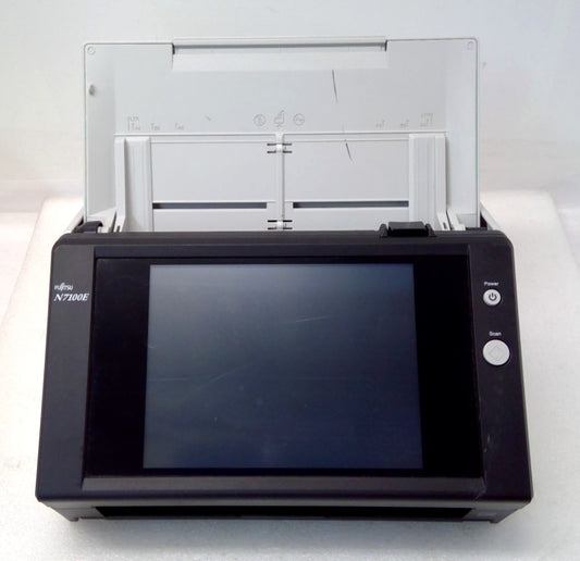 Fujitsu N7100E Touchscreen WIFI Network document scanner/NO Power Adapter