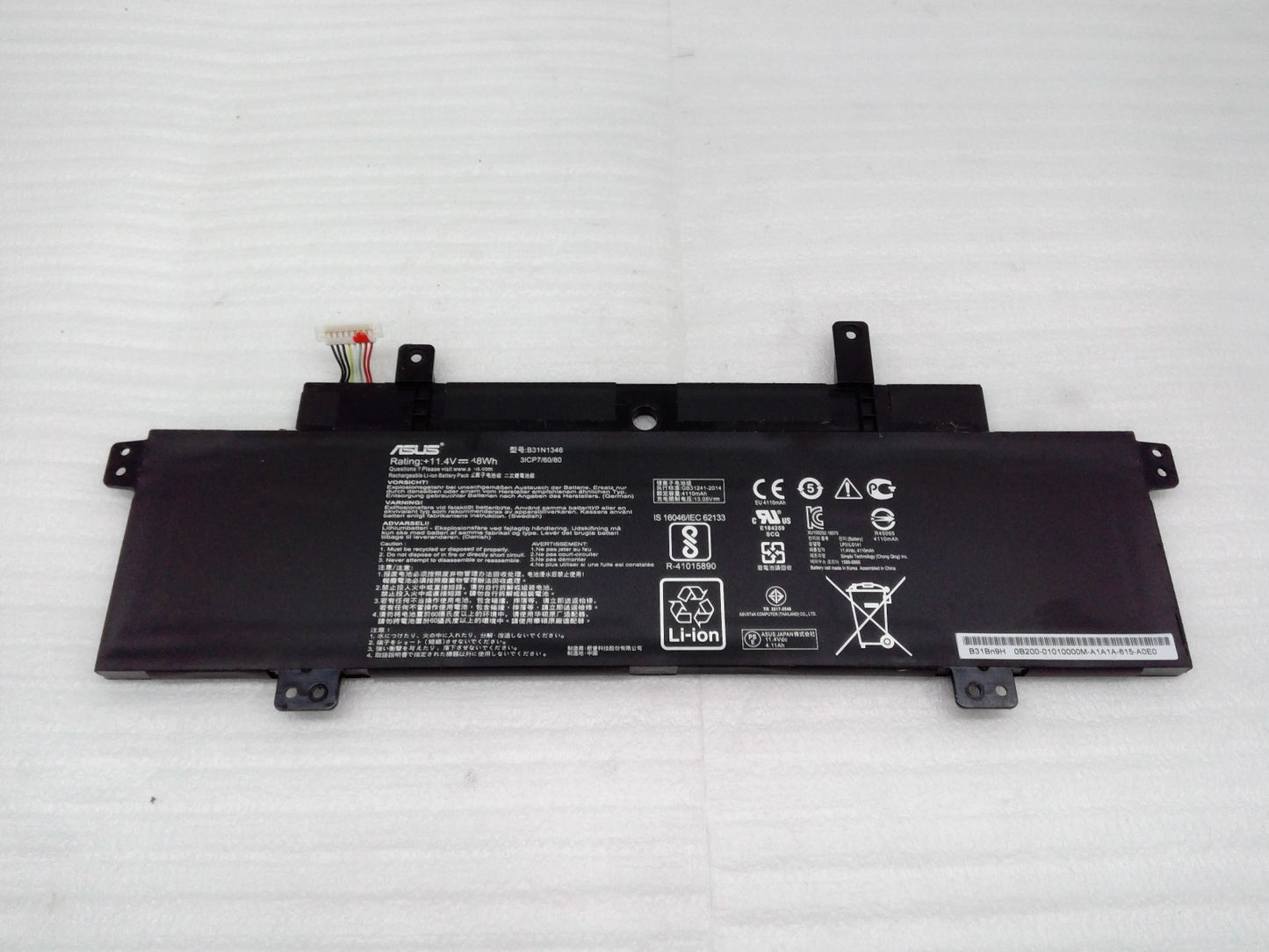 OEM B31N1346 Battery For ASUS CHROMEBOOK C300 C300M C300MA C300MA-DB01 13.3"