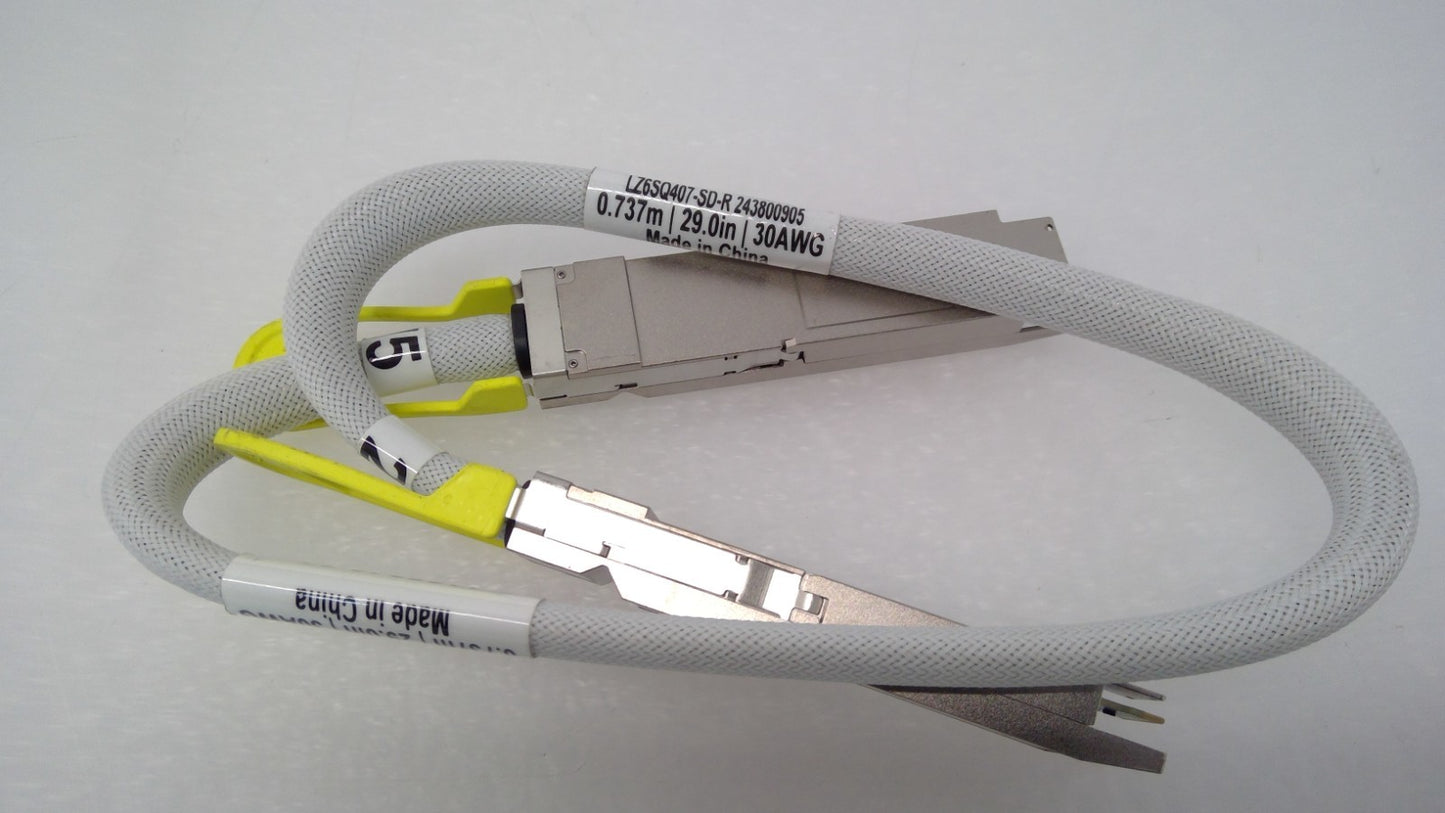Luxshare 800G OSFP to OSFP DAC Cable 0.737m 30AWG LZ6SQ407-SD-R 1155846-03