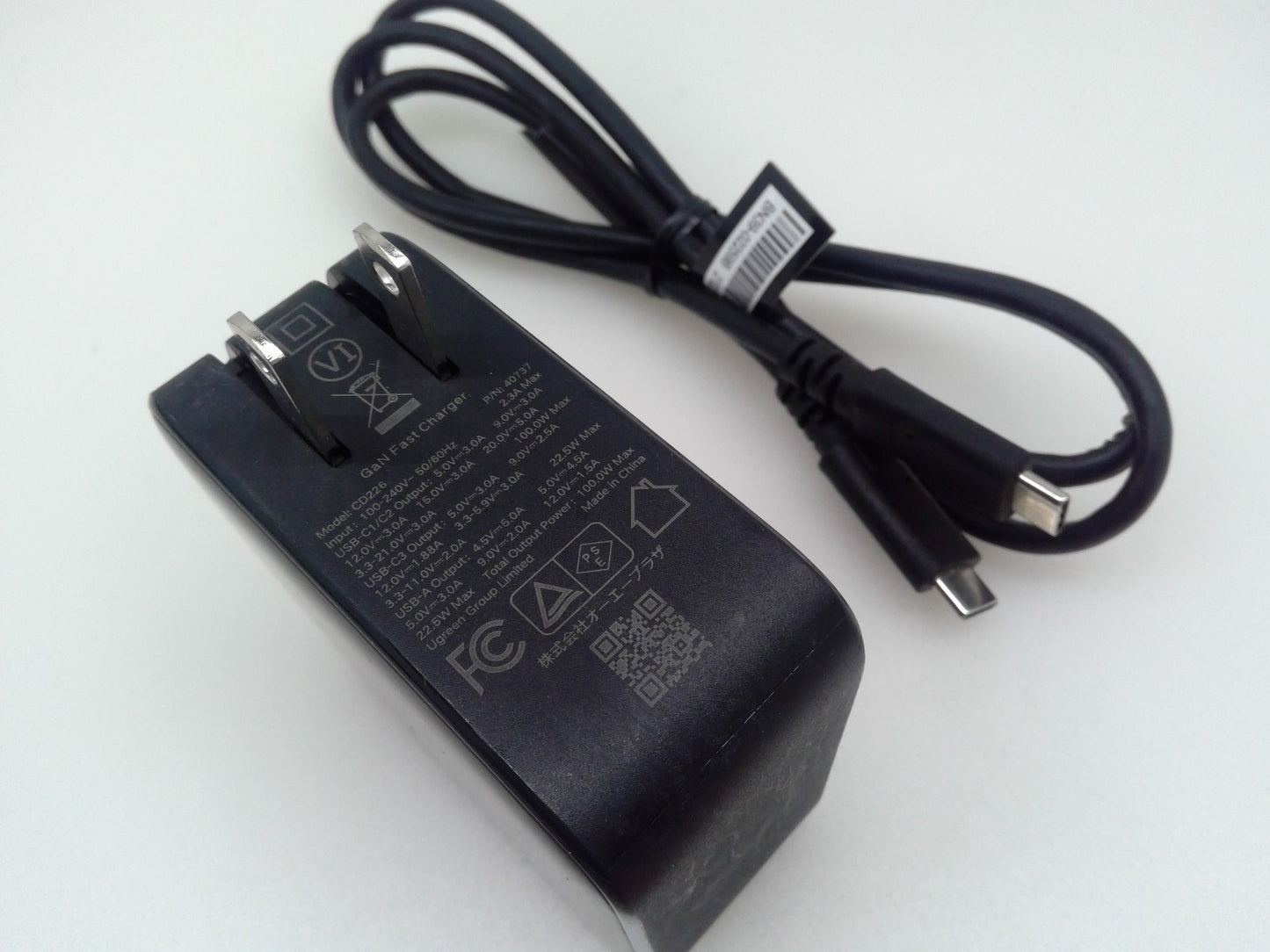 UGREEN 100W GaN Charger 4 Ports USB A Type C PD Fast Charging
