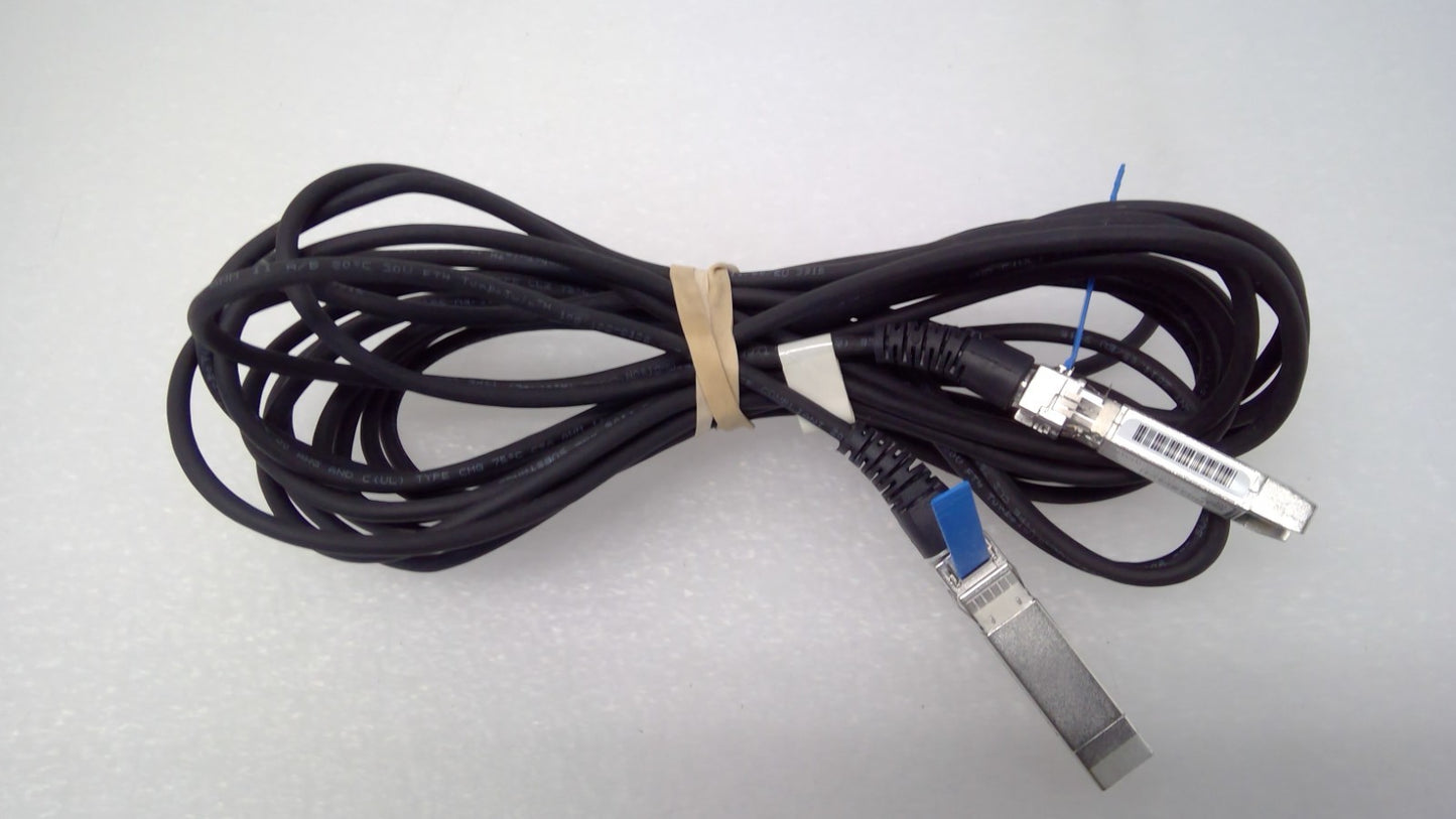 LOT OF 5 Cisco SFP-H10GB-ACU7M Active Twinax Cable 7m Black Round 10Gb SFP+