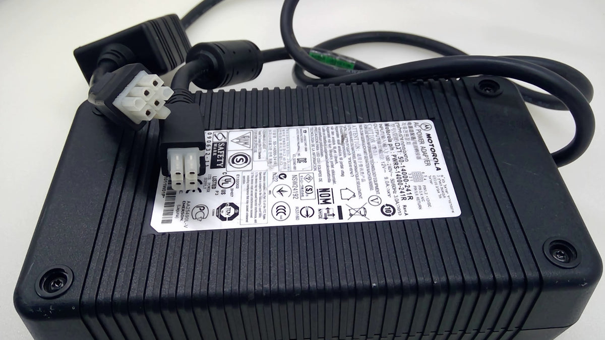 Genuine Motorola 50-14000-241R 12V 9A Power Supply Kit with DC Cable & AC Cord