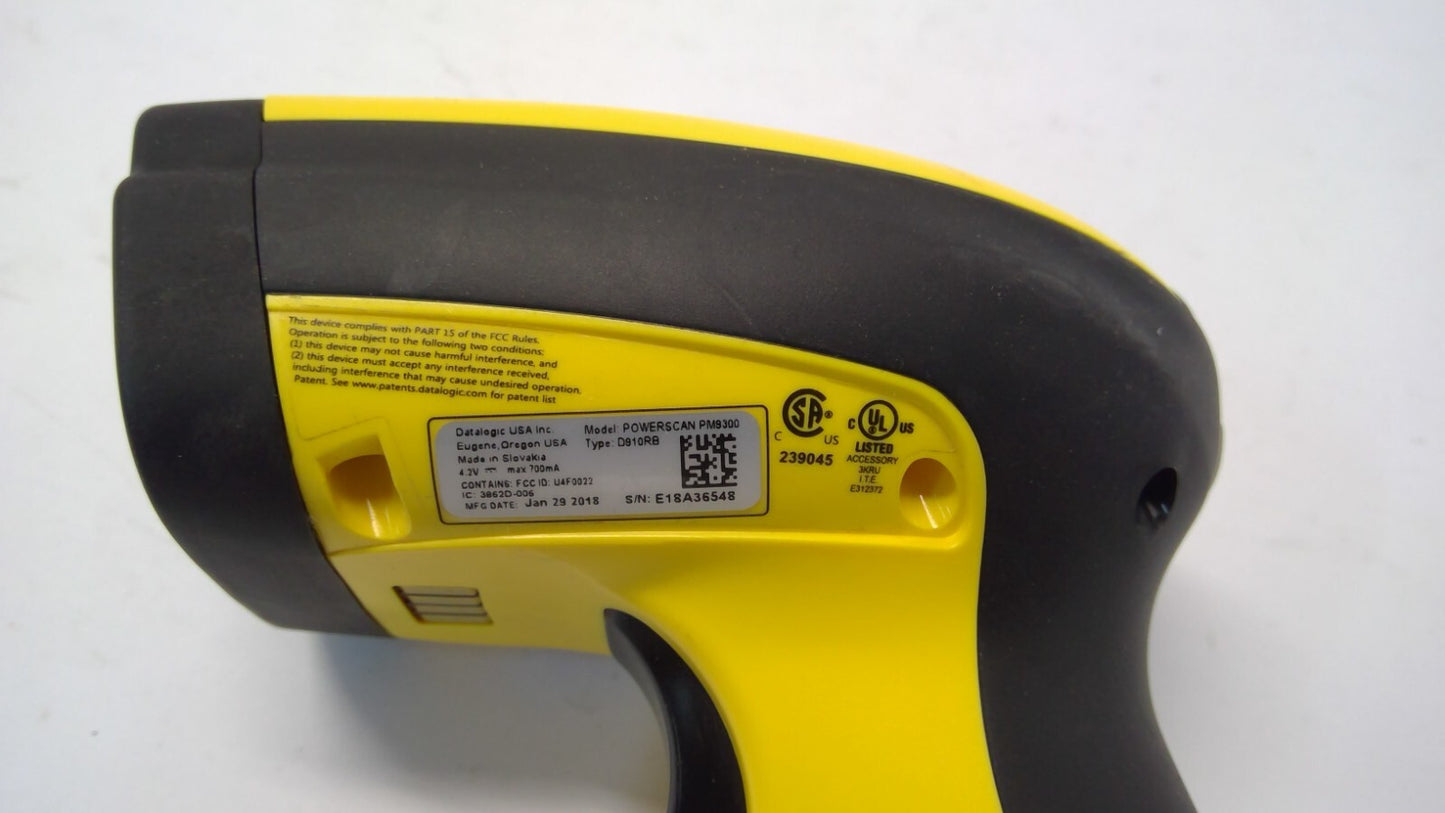 Datalogic PM9300 910RB PowerScan Barcode Scanner N0 cradle